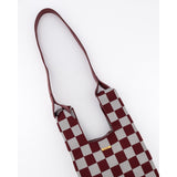 Medium Leather Strap in Ruby