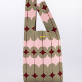 Pistachio & Blush Abstract Print Maxi Shopper