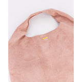 Blush Pink Leather Hobo Shopper