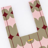 Pistachio & Blush Abstract Print Maxi Shopper