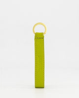Leather Wrist Strap - Lime