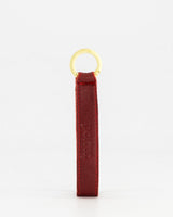 Leather Wrist Strap - Ruby