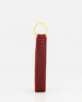 Leather Wrist Strap - Ruby