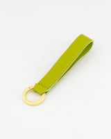 Leather Wrist Strap - Lime
