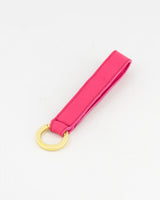 Leather Wrist Strap - Cerise Pink