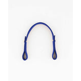 Short Leather Strap in Texas Blue